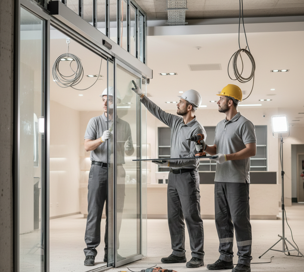 Otomatik Kapı Sistemlerinde Profesyonel Montaj